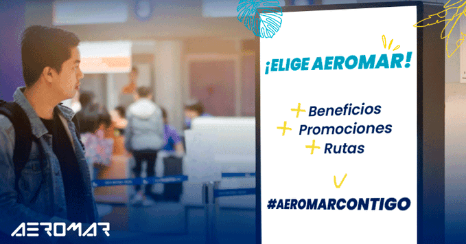 Aerolínea mexicana Aeromar anuncia nueva ruta Cancún-Varadero