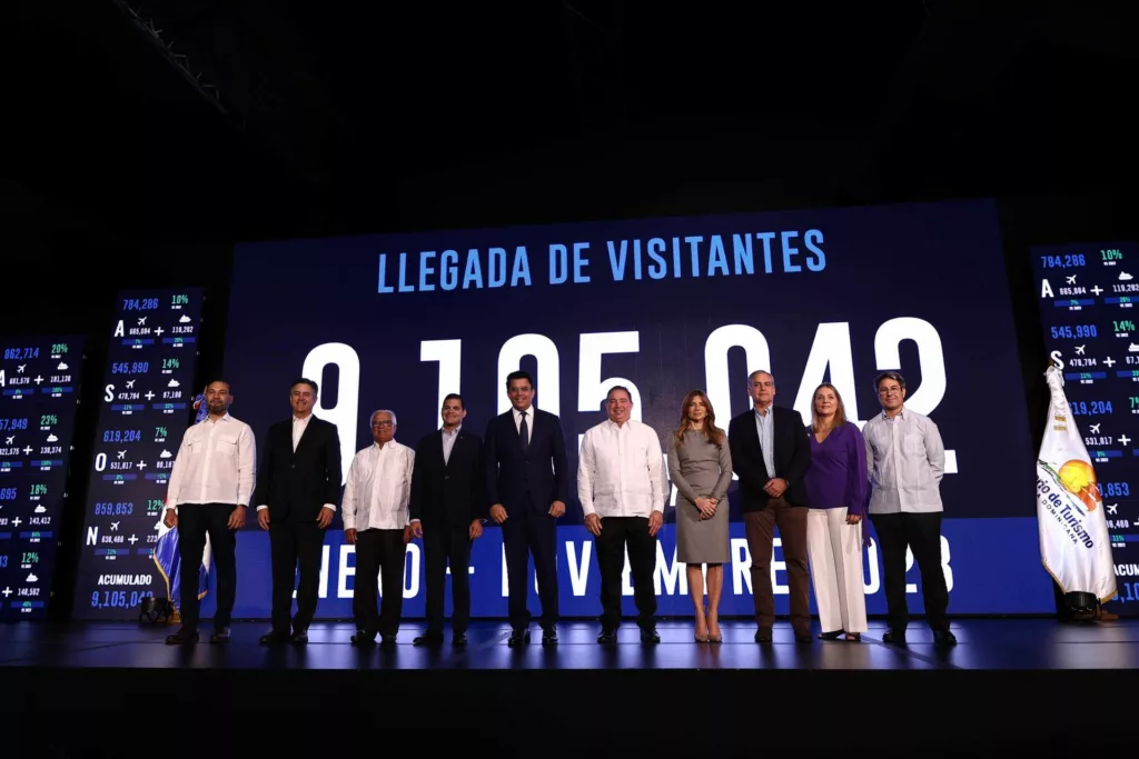 RD alcanza el 91 % de la meta de cerrar el 2023 con 10 millones de visitantes