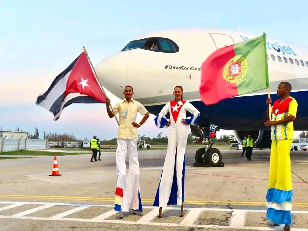 Inauguran vuelo directo Portugal- Santa Clara