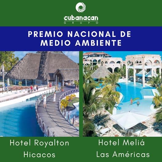 Premio Nacional de Medio Ambiente para hoteles del Grupo Cubanacan