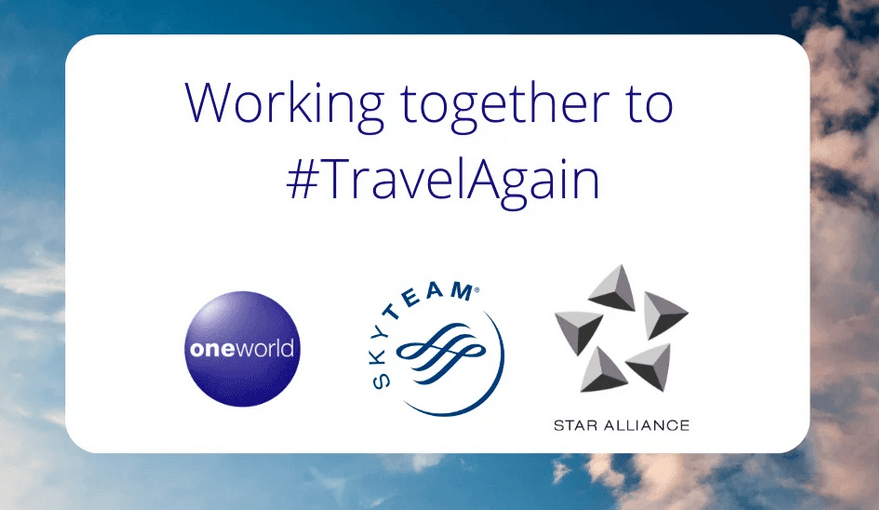 Aerolíneas globales de Oneworld, SkyTeam y Star Alliance instan al uso de medidas de viajes estándar