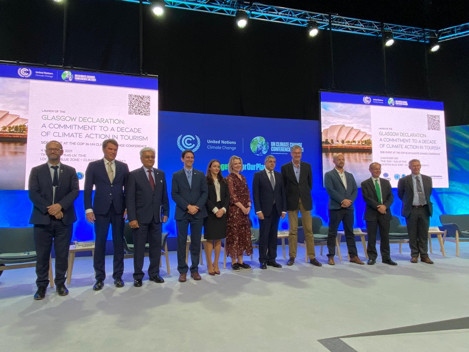 Presentan Declaración de Glasgow sobre la acción climática en el turismo