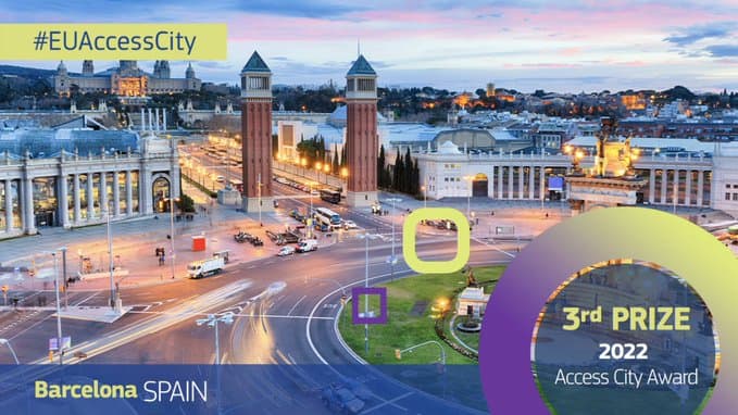Barcelona entre las tres ciudades más accesibles de Europa