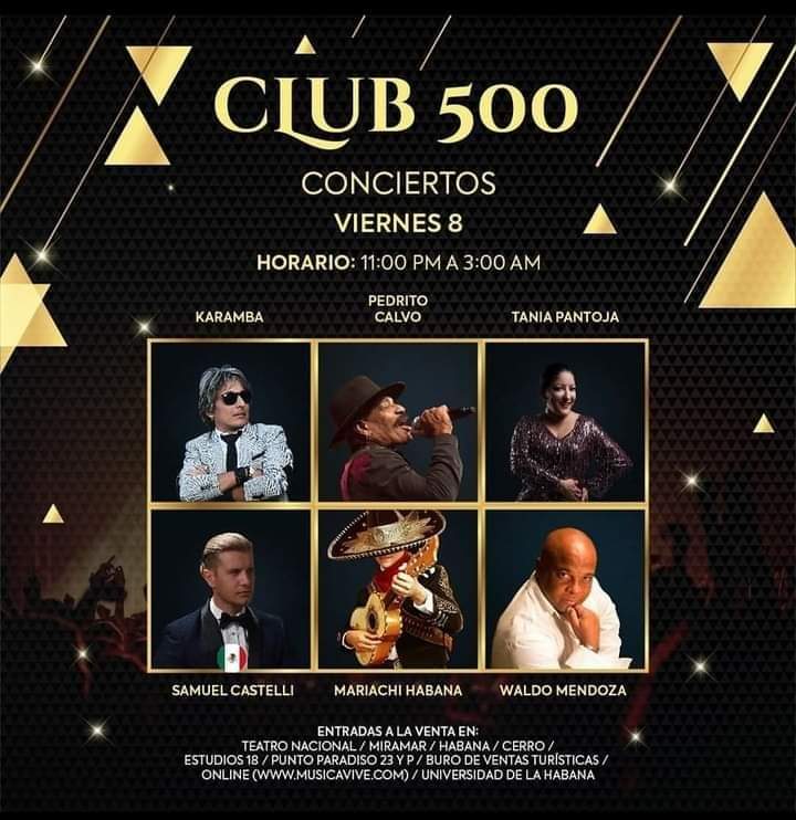 El Club 500 del San Remo Music Awards Cuba 2022 levitará con Los Ángeles