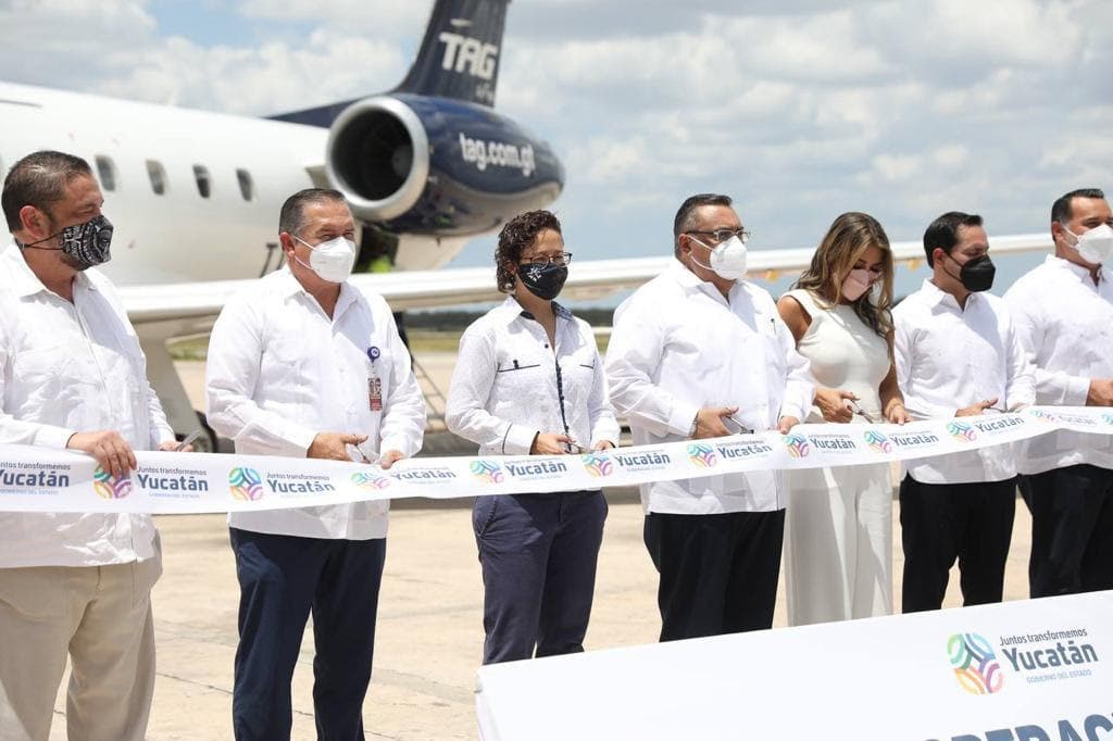 Inició operaciones nueva ruta aérea Mérida-Guatemala