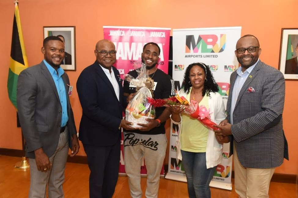 Jamaica Welcomes one Millionth Stopover Visitor for 2022