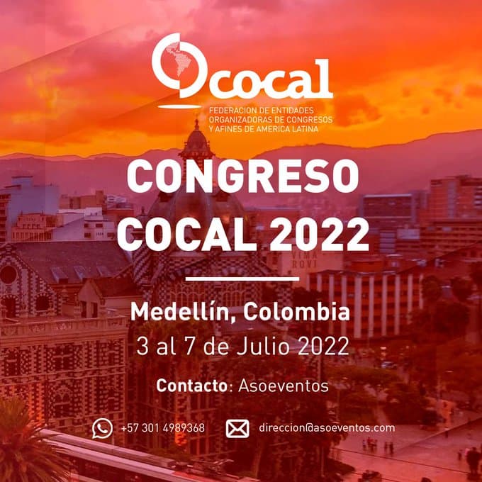 Agenda de alto nivel en el congreso latinoamericano de la industria de reuniones COCAL + Event Lab 2022