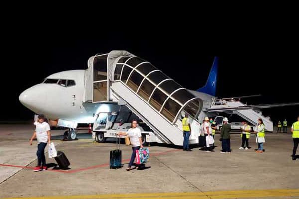 Questo fine settimana è arrivato il primo volo promozionale Miami-Santa Clara