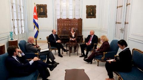 Recibe Viceministro primero de Relaciones Exteriores a Alcalde de Roma