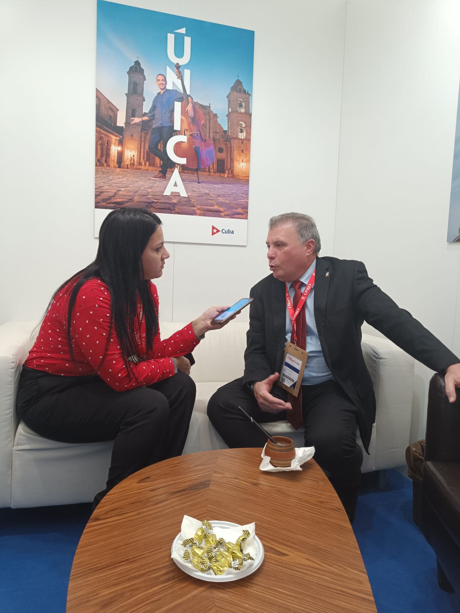 Intervista al responsabile del turismo di Cuba durante FITUR
