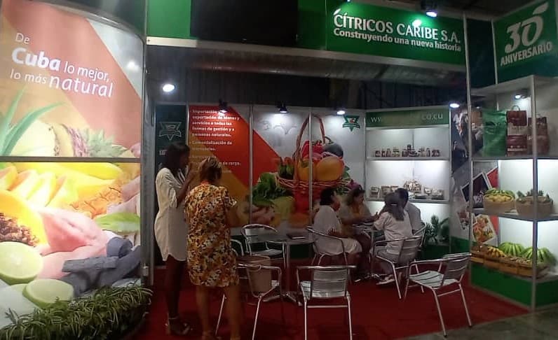 Cítricos Caribe SA busca nuevos negocios en Feria de Alimentos Cuba 2024