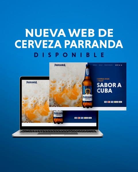 Presentan nueva web de la cerveza Parranda