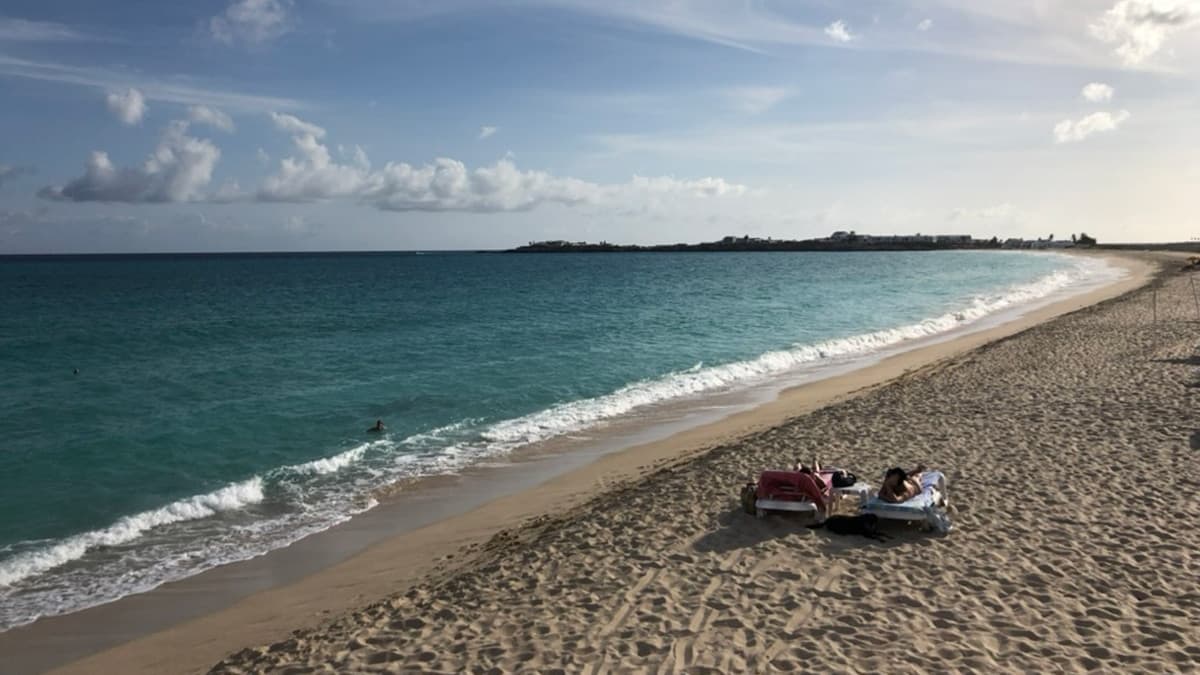 Visitors are flocking to the Caribbean Island of St Maarten