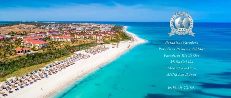 Meliá Cuba con seis hoteles en World Travel Awards