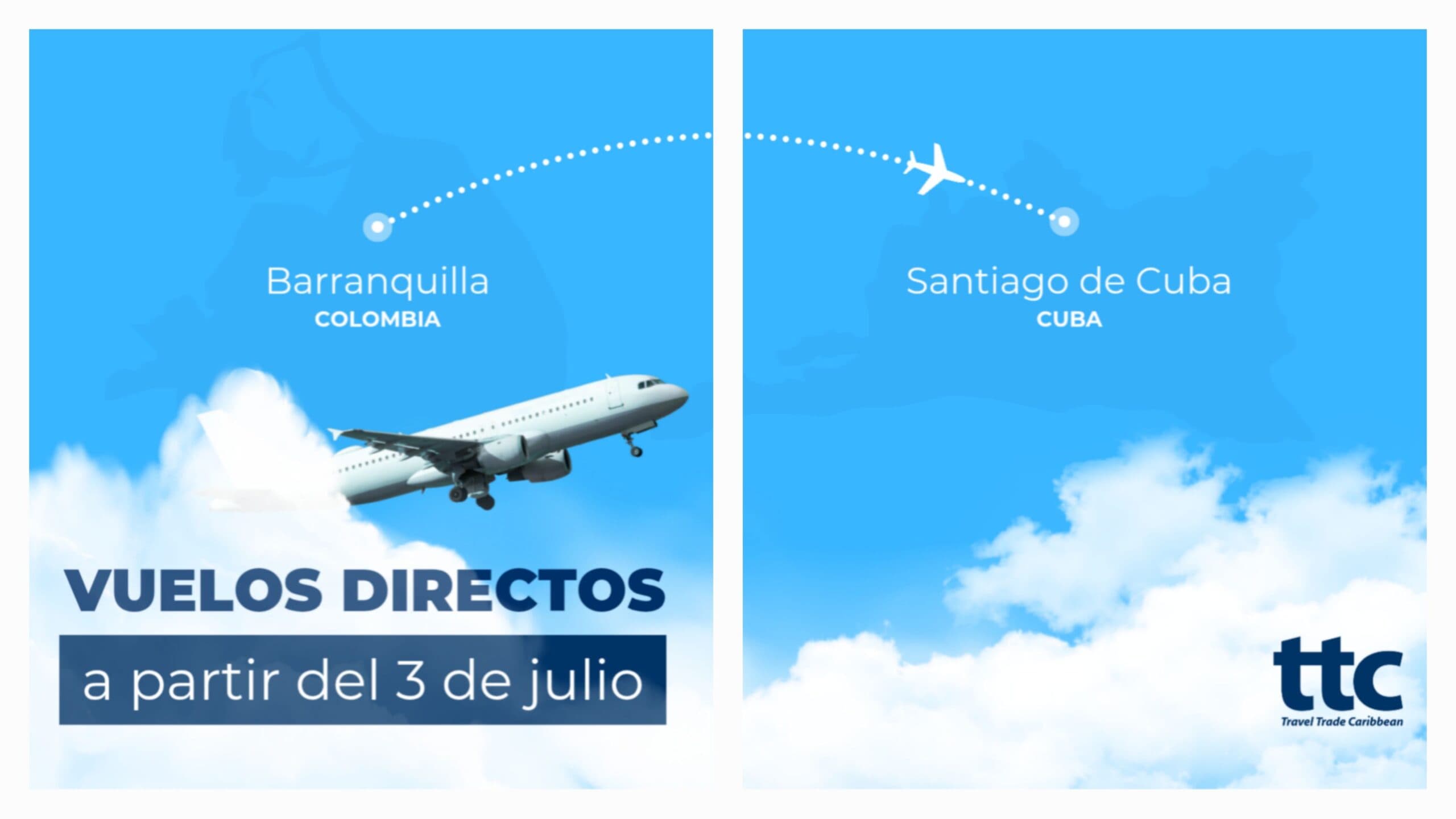 Barranquilla-Santiago de Cuba: New air route launches in July