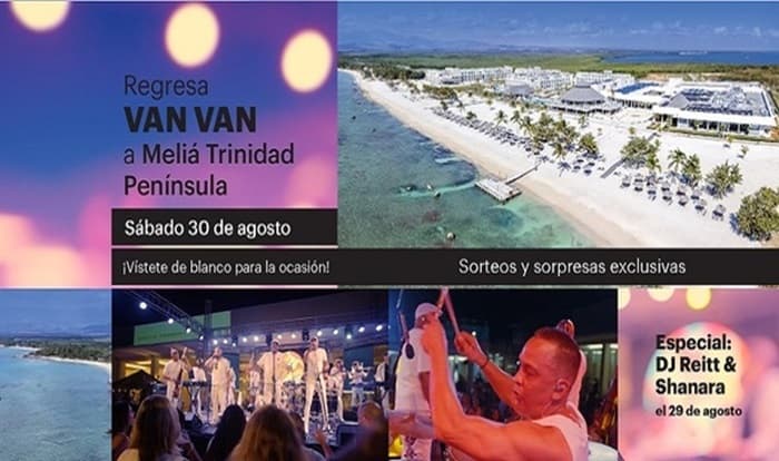 Vuelven Los Van Van a Meliá Trinidad Península