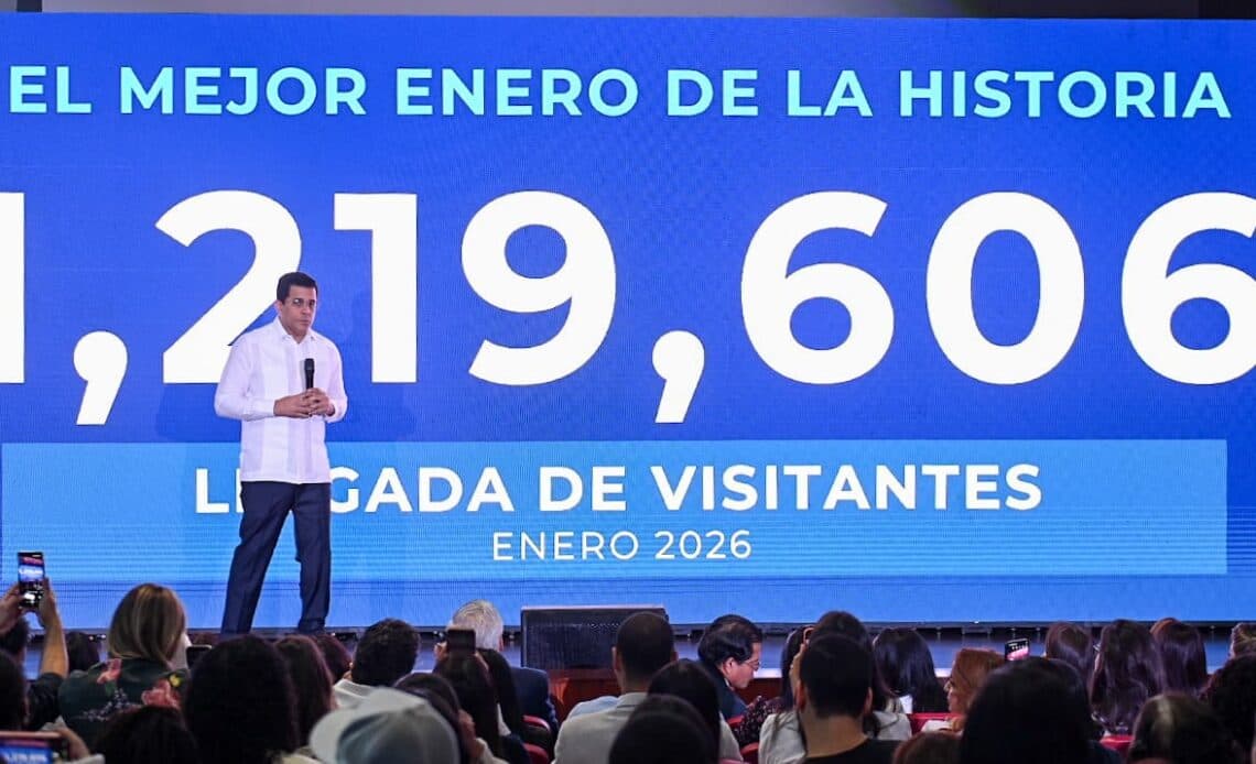Dominican tourism breaks January record with 1.2 million visitors