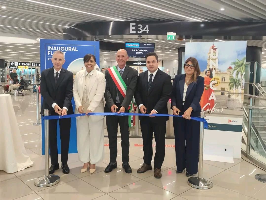 Nueva ruta Roma–Holguín fortalece la conectividad entre Italia y Cuba