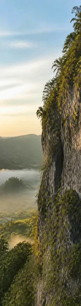 A limestone cliff in Vinales Valley, Cuba