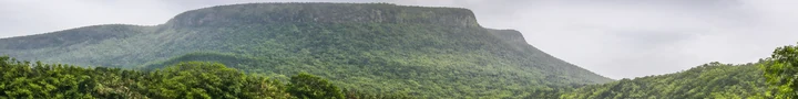 El Yunque and the river landscape near Baracoa, Cuba