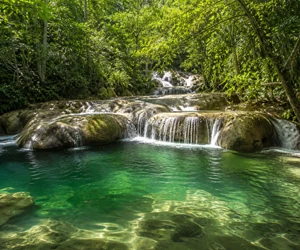 Cascades at El Nicho in Cuba