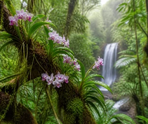 Wild orchids in Soroa, Cuba