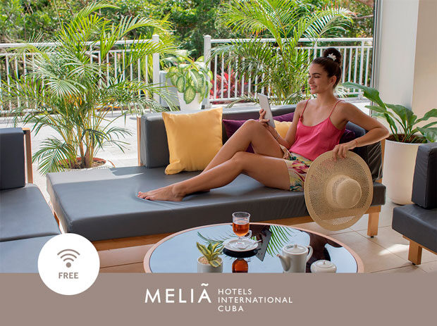 WIFI gratuito en hoteles de Meliá Cuba