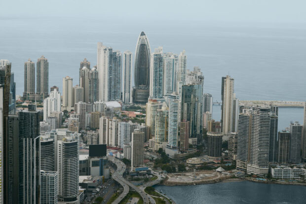 Vista aérea de Ciudad de Panamá