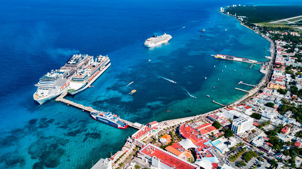 Cozumel, primer destino de México y el Caribe en reactivar el turismo de cruceros