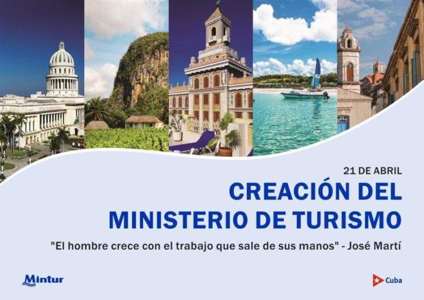 Ministerio de Turismo de Cuba celebra aniversario 27 de creado