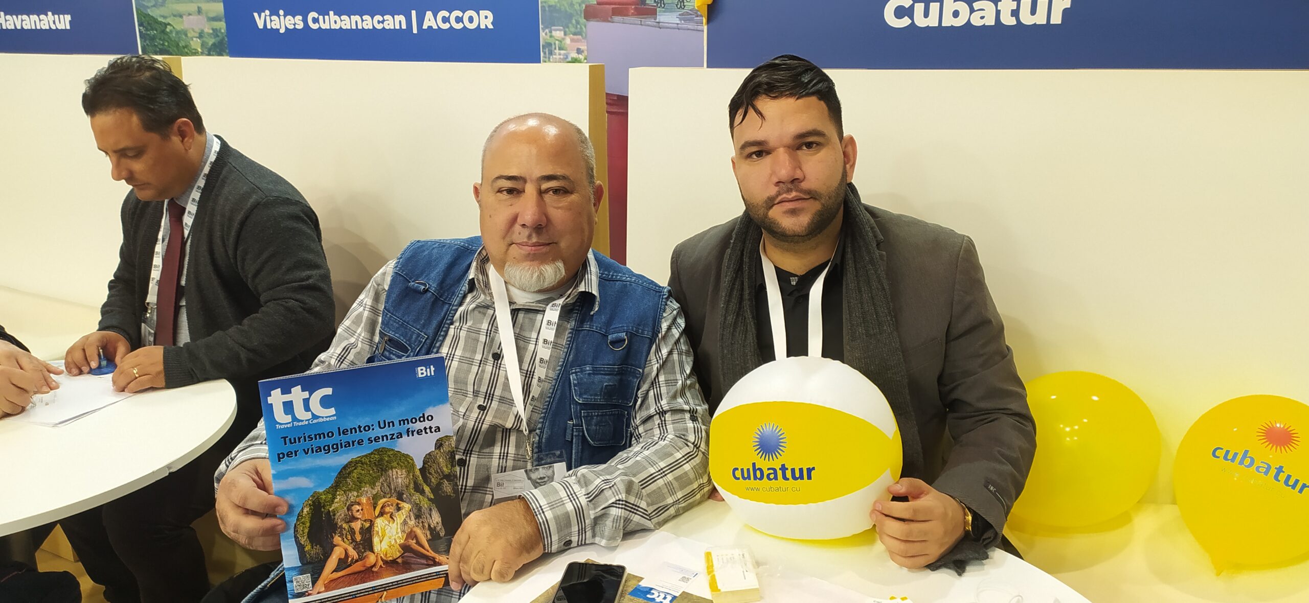 Directivos de Cubatur Occidente en BIT 2023